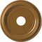 Ekena Millwork Traditional PVC Medallion (Canopies up to 9 1/2"), 16"OD x 3 1/2"ID x 1 3/8"P, Metallic Vintage Gold CMP16TRDVG - alternate 1
